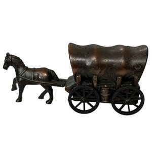 Pencil sharpener Die Cast miniature horse carriage, office collectible Vintage